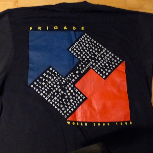 HEART Ann & Nancy Wilson Brigade Tour 1990 T Shirt Med