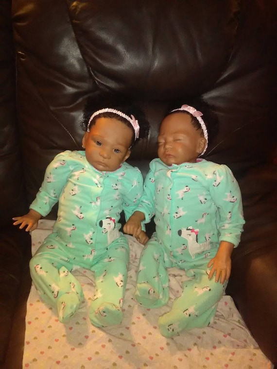 african american twin baby dolls
