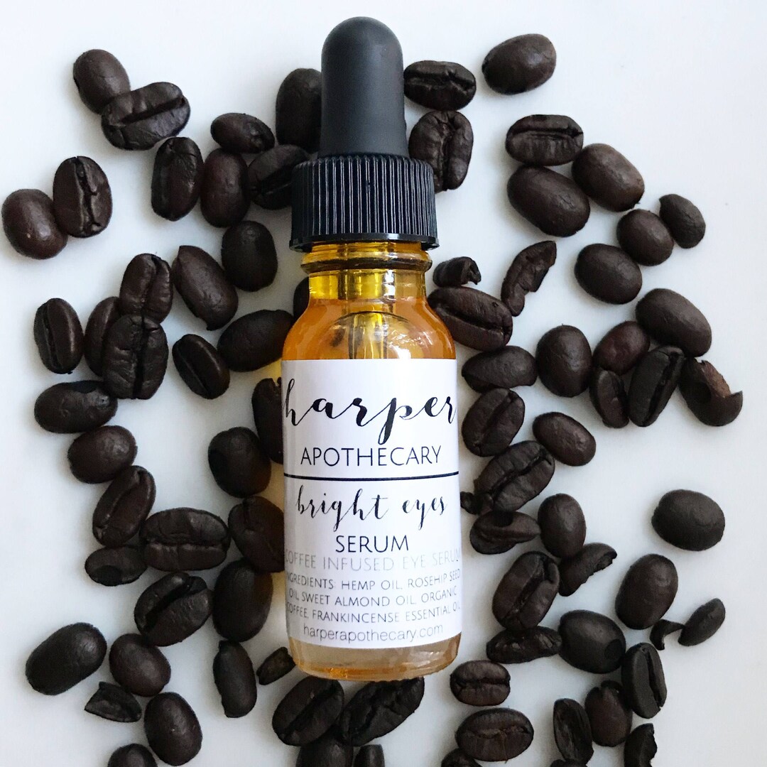 Bright Eyes Coffee Infused Eye Serum // Organic Skin Care / Etsy