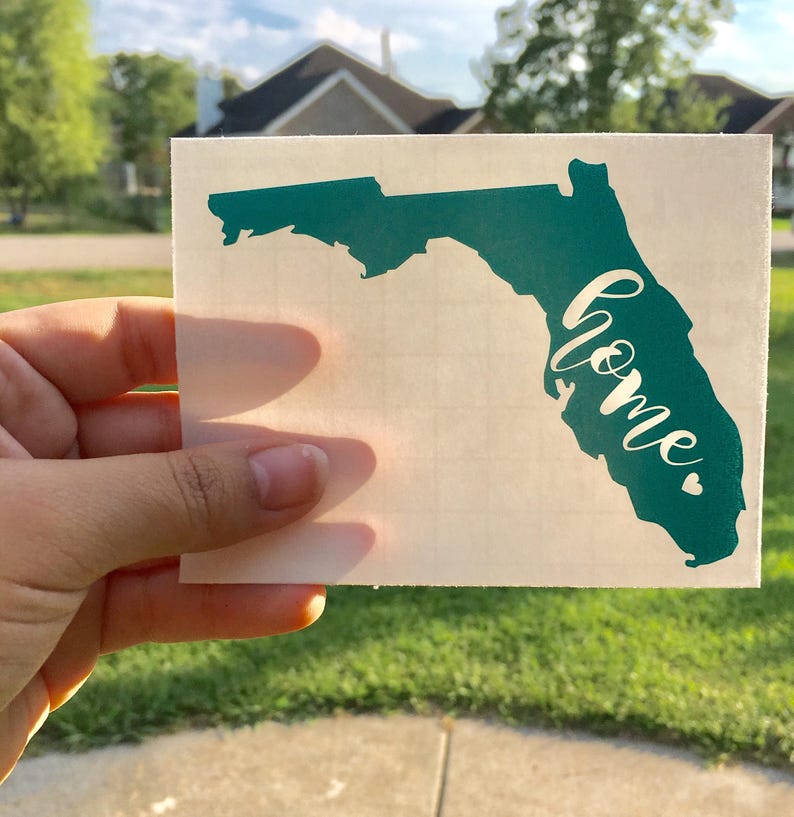 Home Florida DecalFlorida DecalFlorida Decal vinyl Decals Etsy