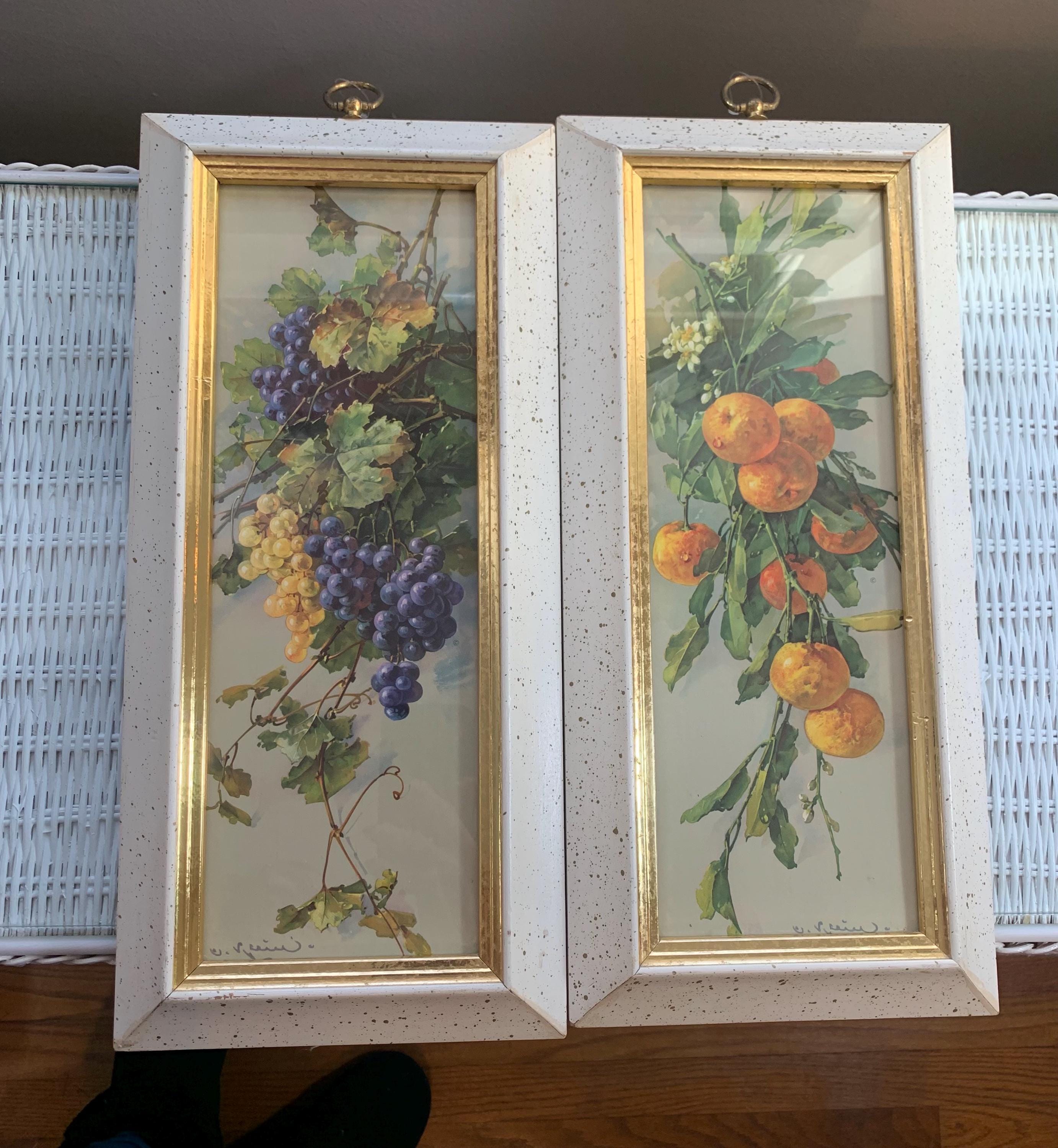 1950年代Turnerミッドセンチュリー リトグラフ プリント フラワー