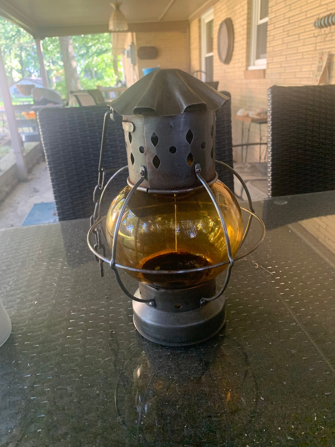 Vintage Hanging Candle Lantern Etsy