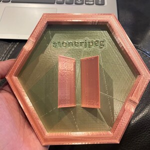 Custom rolling tray