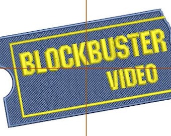Archivo de bordado de Blockbuster Video.