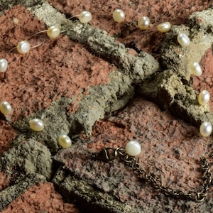 Vintage “Floating” Freshwater Pearl Necklace