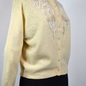 SW-Vintage 1950’s Beaded Button down Cardigan by