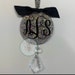 Personalized Rear View Mirror Charm/ Car Accessories/ Resin/ Glitter/ Monogram/ Name 