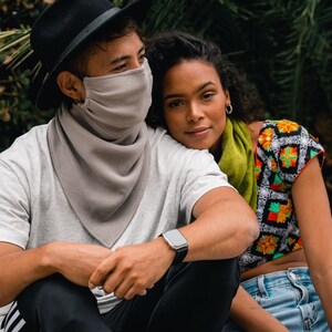 2 PACK FAMILY BUNDLE: Face Mask Scarf - Neutral Collection