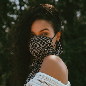 Adult Unisex: Raw Silk/Anti-Drop Face Mask Scarf