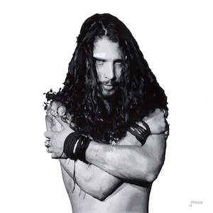 Chris Cornell // Print, Giclée Print, Home Decor, Audioslave, Soundgarden