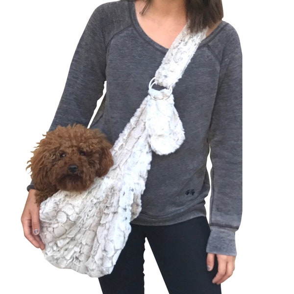 Furbaby Adjustable Sling Bag | Comfy carrier for Dogs | Designer carrier for pets | Stylish Dog Carrier