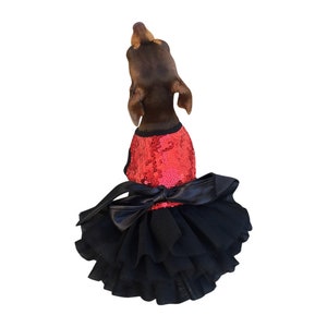 Red Vixen Tutu | Dress for Dogs | Trendy Dress for Dogs | Party Dress for Dogs | Red Dress for Dogs | Designer dress for Dogs