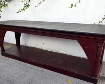 Antique French Mercantile Table Early 20th C.