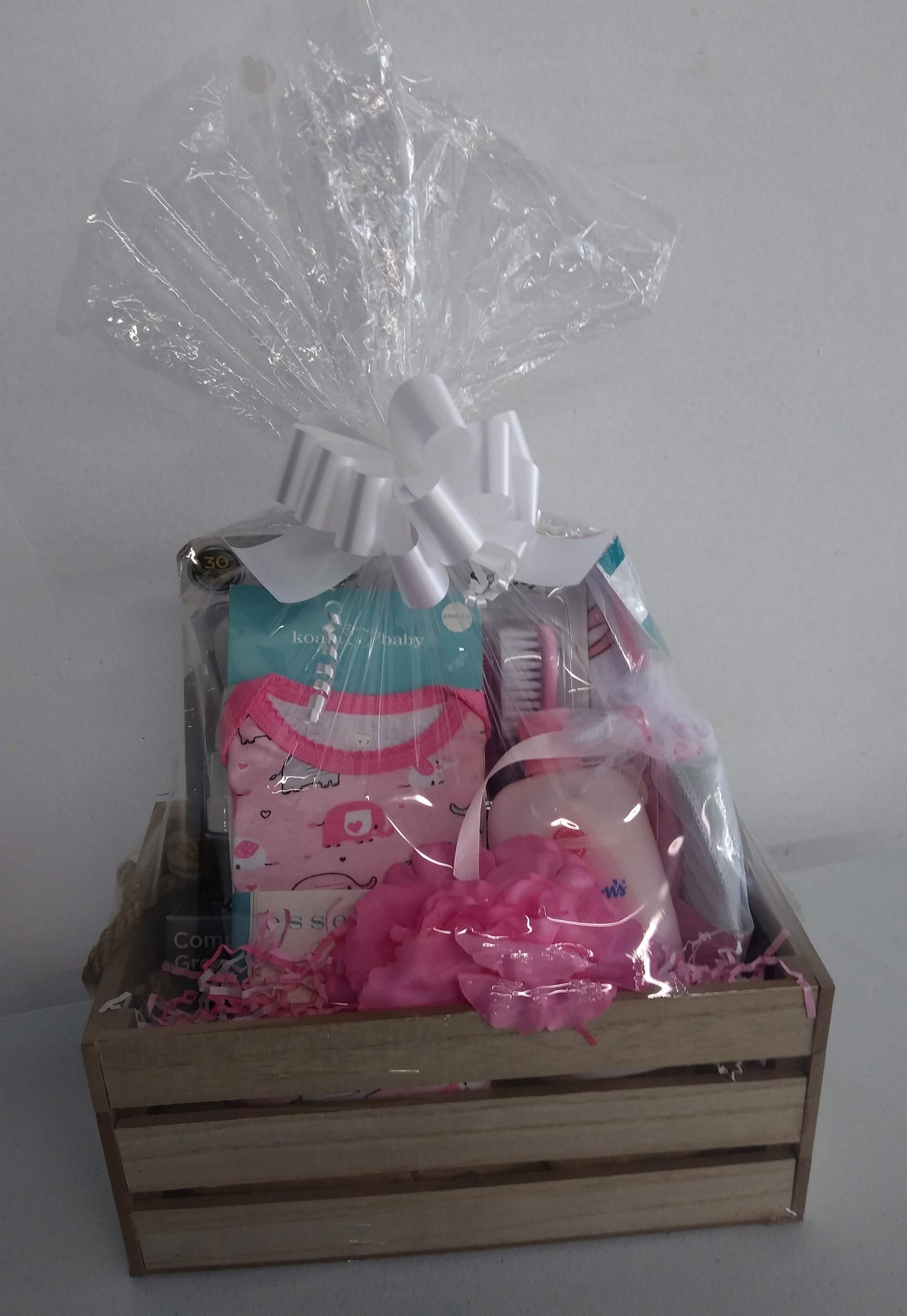 Baby Girl Gift Basket Etsy