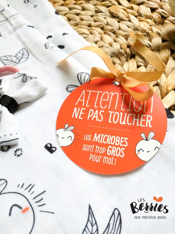 Affichette De Protection Pour Poussette 2 Messages En Etsy