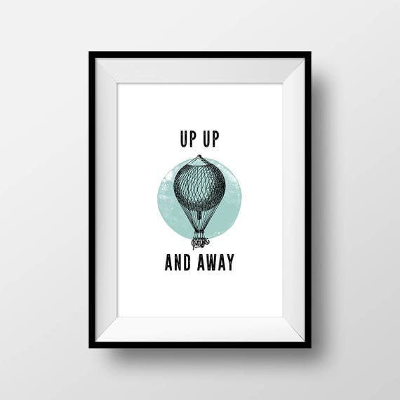 Vintage Les Jeux De Mots Up Up And Away Blague Disney Etsy