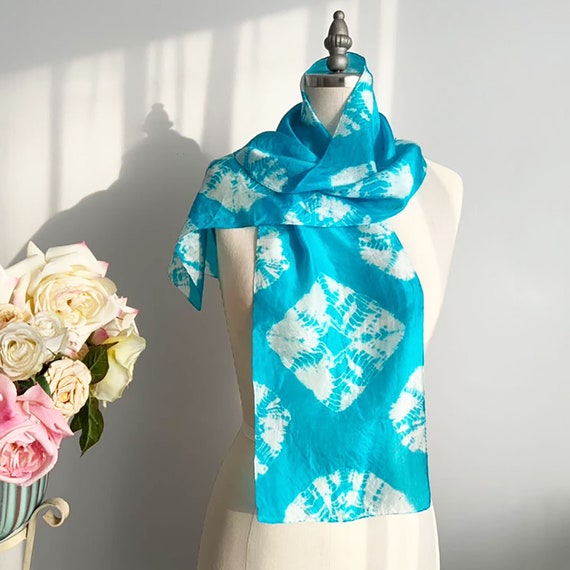 Vintage Rectangular and Geometric Pattern Hand Dy… - image 3