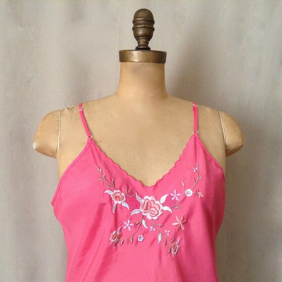 pink night robe