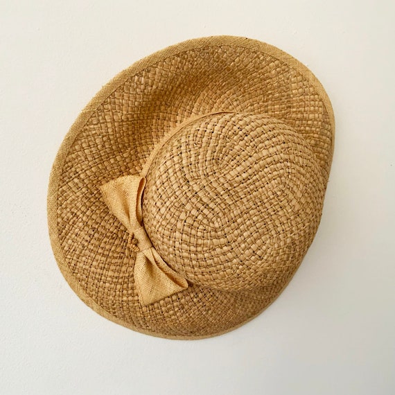 Vintage LIZ CLAIBORNE Natural Color Woven Wide Br… - image 5