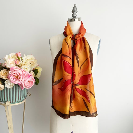 Rectangle silk scarf discount