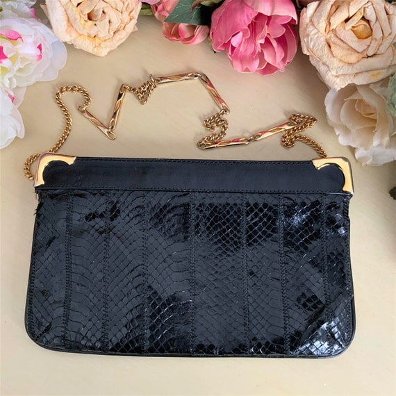 Small Baguette Bag Quilted Pattern With Coin Purse Solid Black