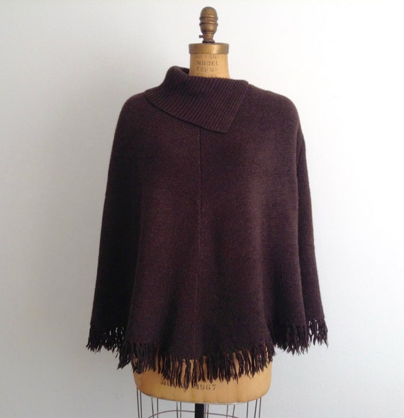 Vintage Deane & White Brown Knitted Large Size Po
