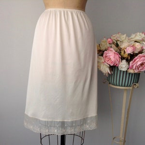 Vintage  SMART Pink Nylon Laced Half Sleep, 1960s Half Slip, Elegant Lingerie, Made in Canada