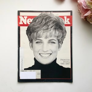 Vintage Newsweek Magazine Special Report on Diana Princess of Wales (1961-1997), Commemorative Magazine Issue on a British Royal Princess
