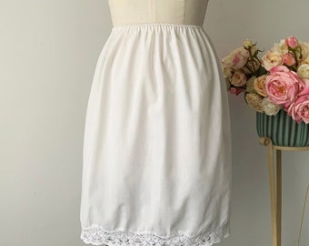 Vintage White Half Slip Etsy Vintage White Half Slip Etsy