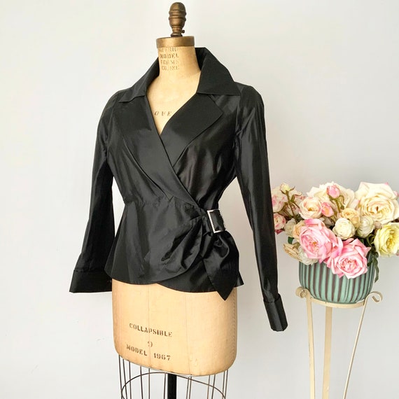 talbots silk blouse