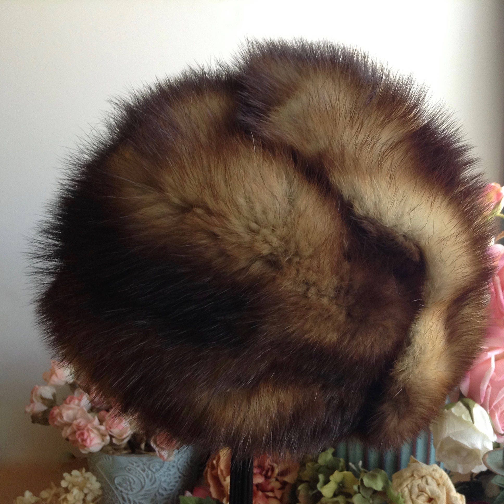 Vintages Fur Women Cap Vintage Genuine Fur Winter Hat, Winter Fur Hat, Elegant  main image 4