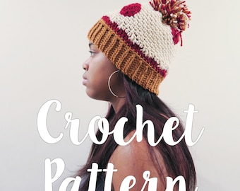 CROCHET PATTERN: Pepperoni Pizza Hat