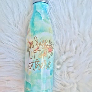 Personalized S'well Water Bottle 17 Oz. S'well Custom S'well Bottle Santorini Gifts For Her Bridesmaid Gift S'well Water Bottle image 4