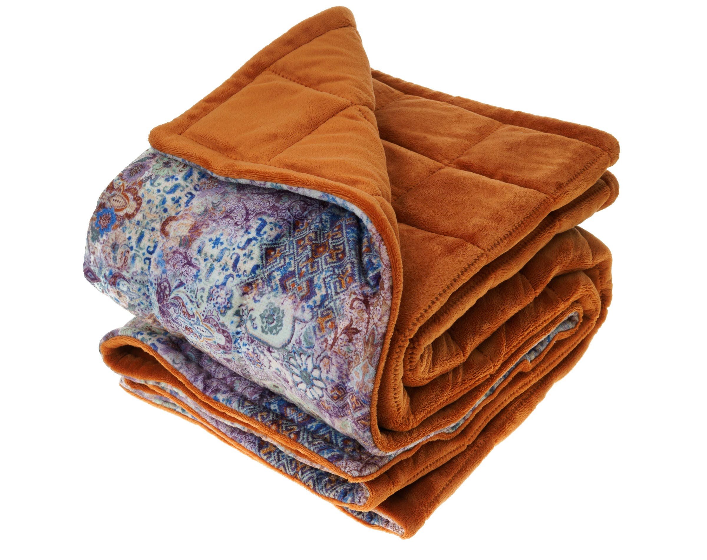 Custom adult weighted blanket 4x4 pocket size up | Etsy