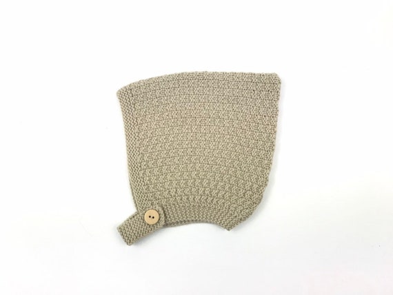 cashmere baby bonnet