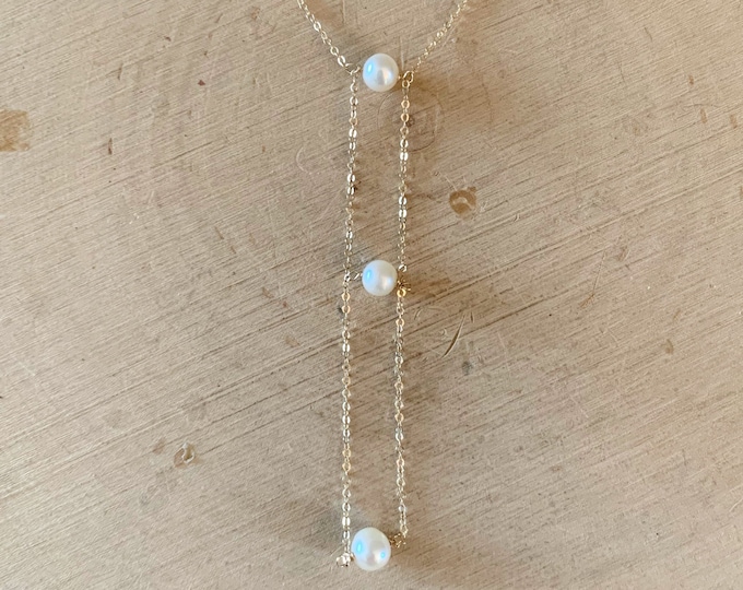 Freshwater Pearl Drop Necklace