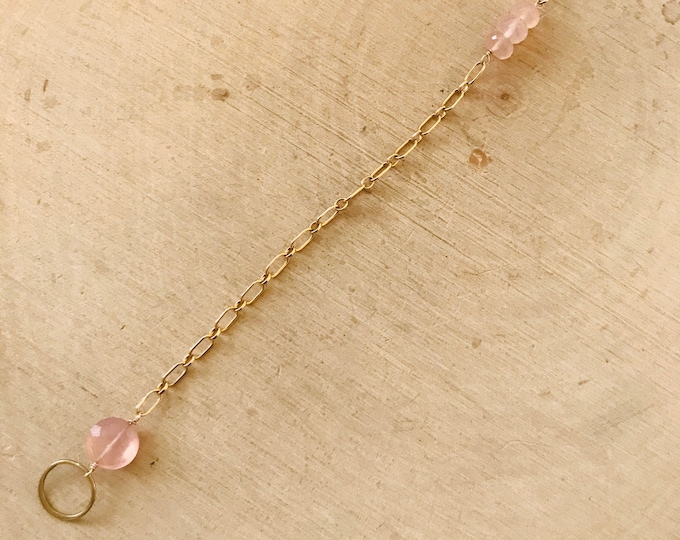 Pink Chalcedony Bracelet