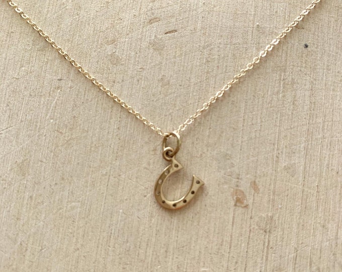 Lucky Horse Shoe Necklace