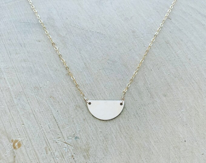 Half Moon Necklace