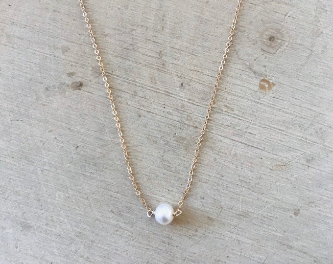 Petite Freshwater Pearl Necklace