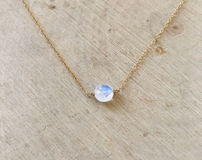 The Marcella Moonstone Necklace