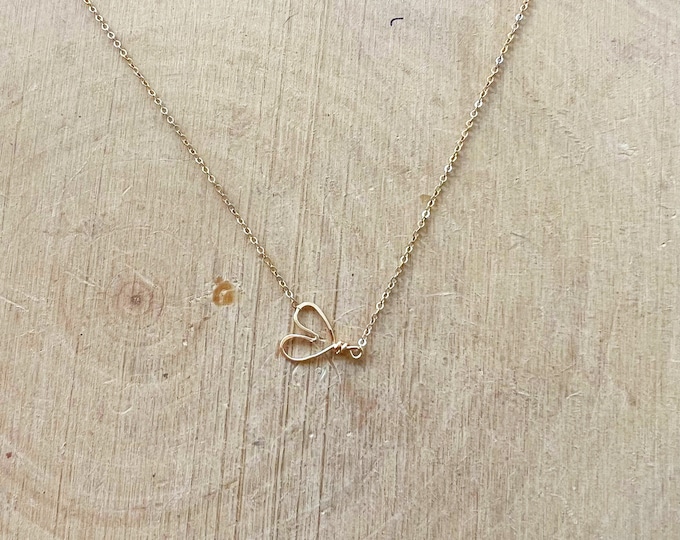 Mini Cabo Heart Necklace