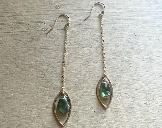 Green Amethyst Drops