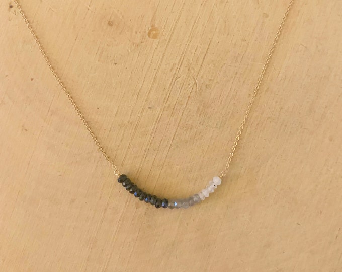 Ombré Gemstone Necklace