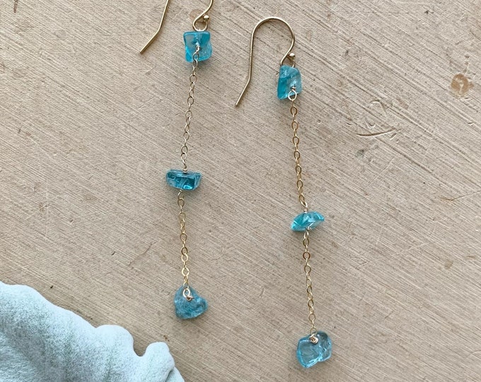 Apatite Drop Earrings