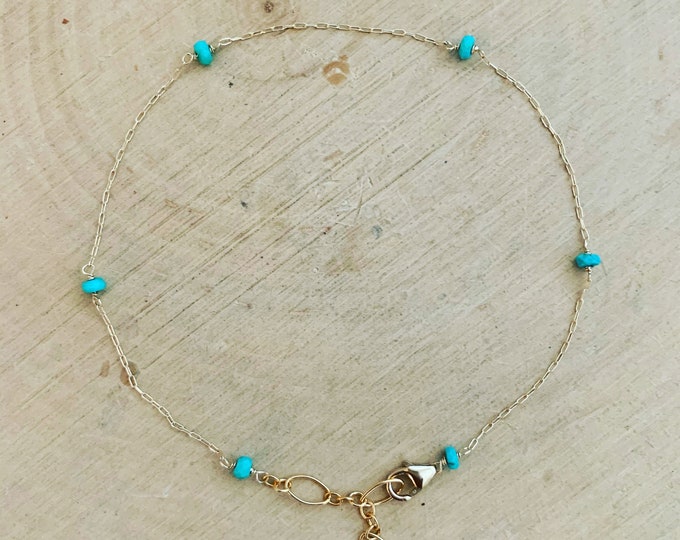 Turquoise Anklet