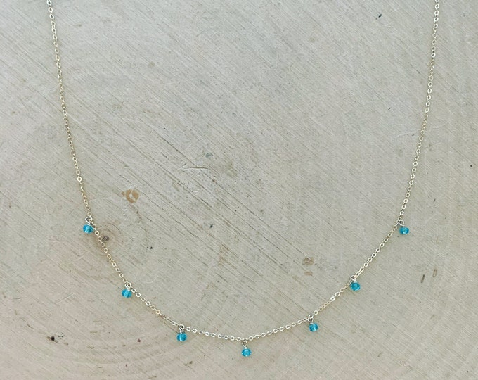 Apatite Dangle Necklace