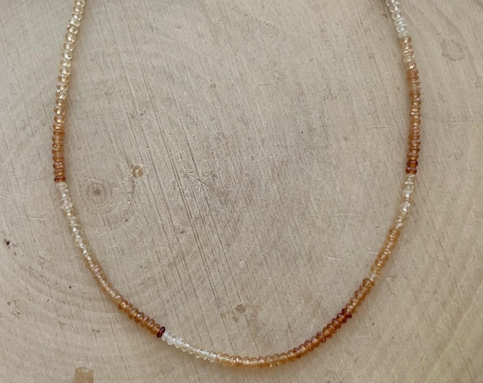 Citrine Beaded Necklace