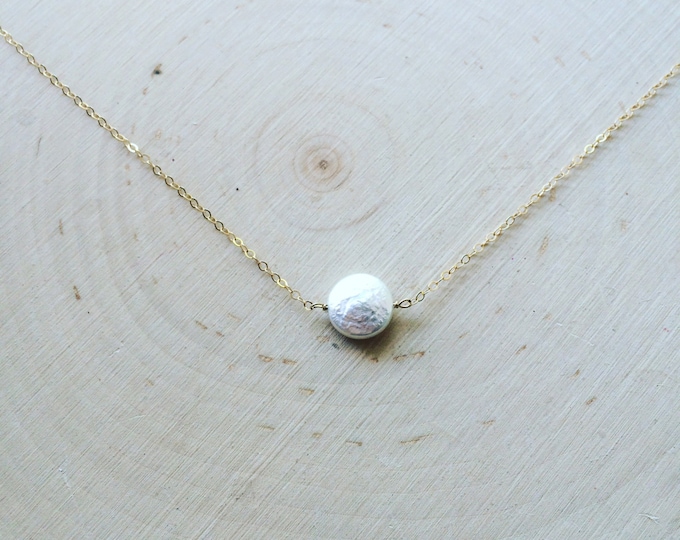 Fresh Water Pearl Coin Choker