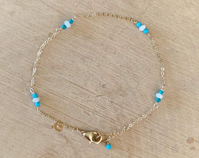 Turquoise & Sodalite Bracelet